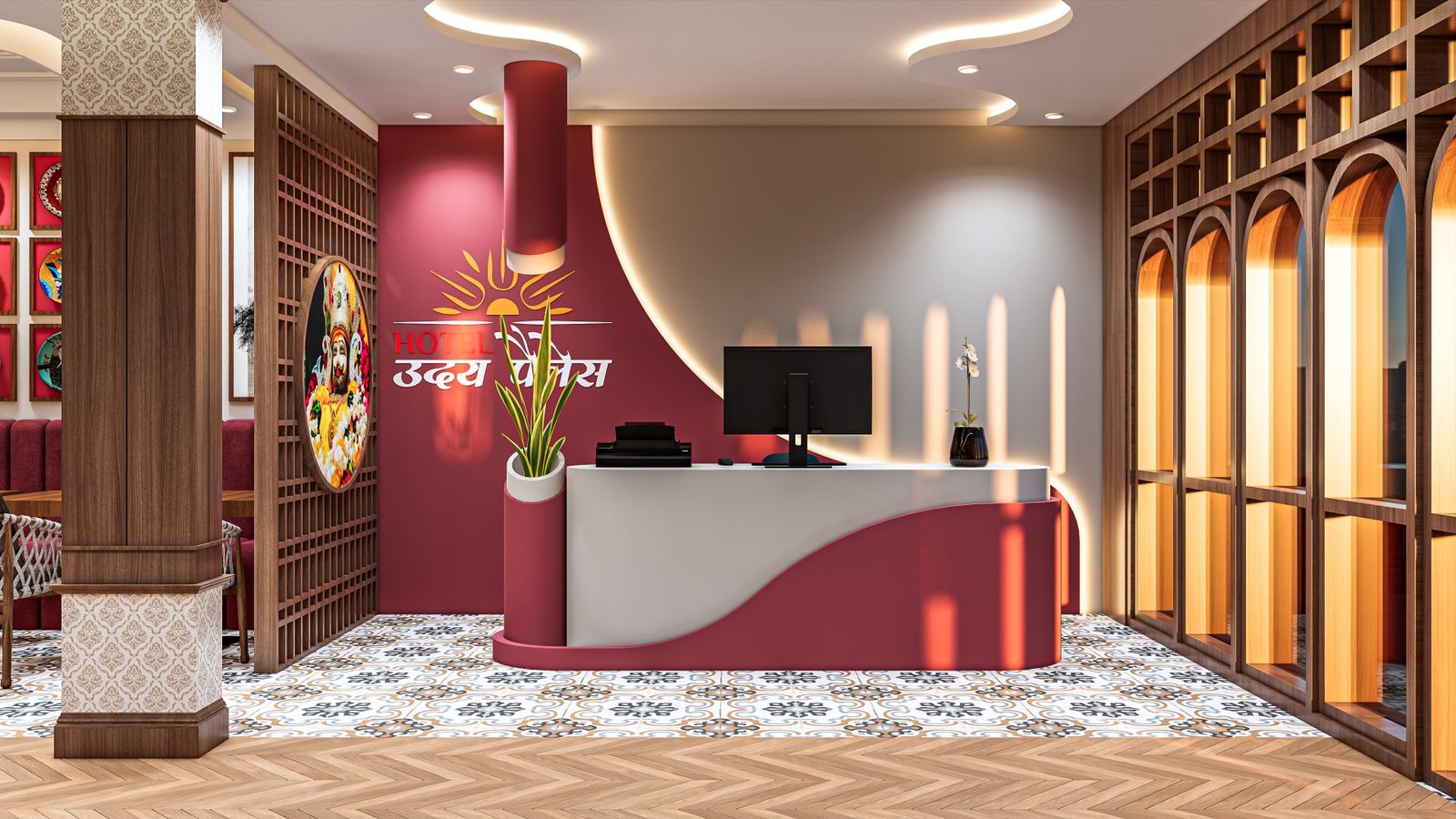Photoreal room visualization by LSRR Designs