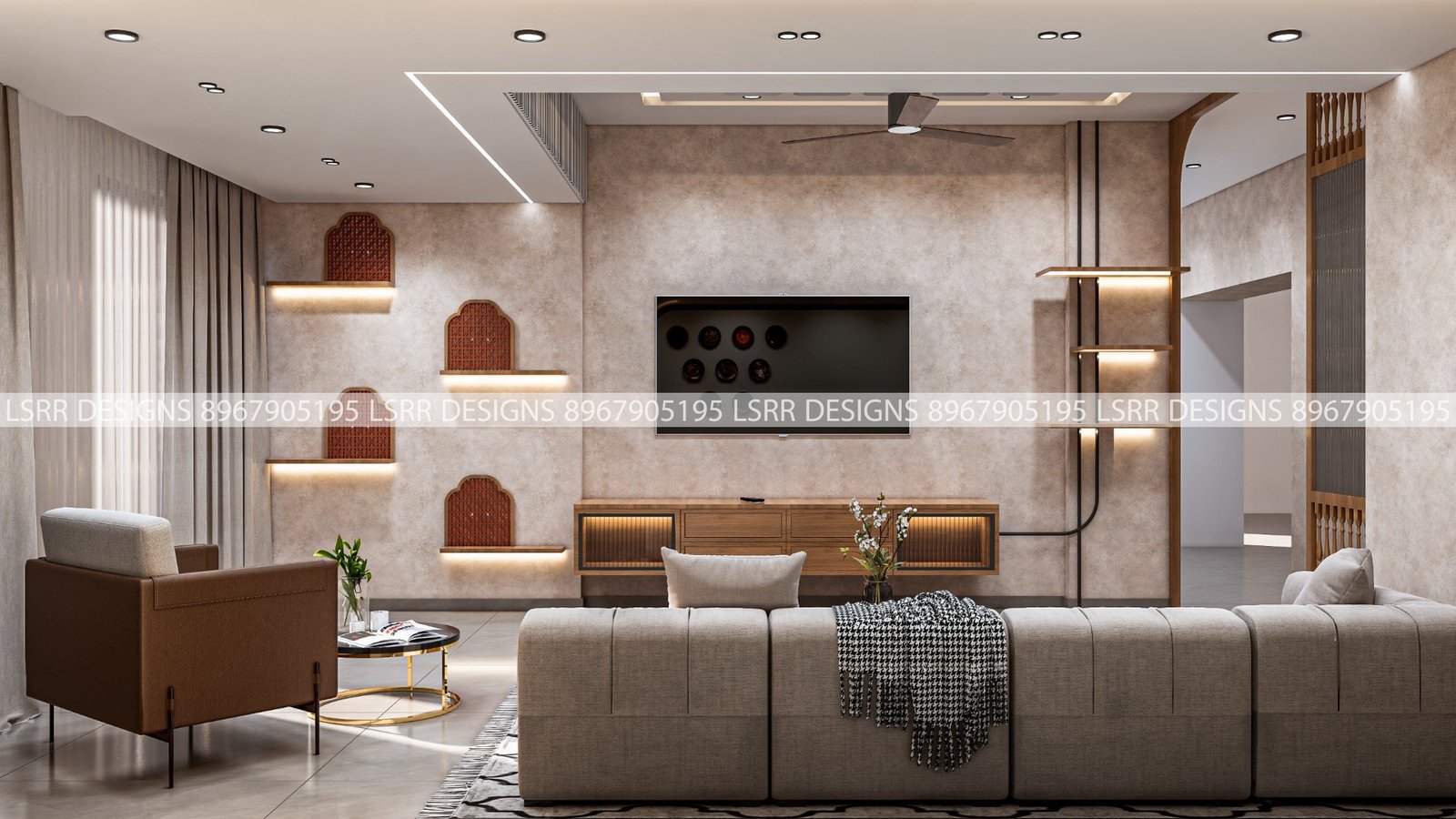 Contemporary living room design